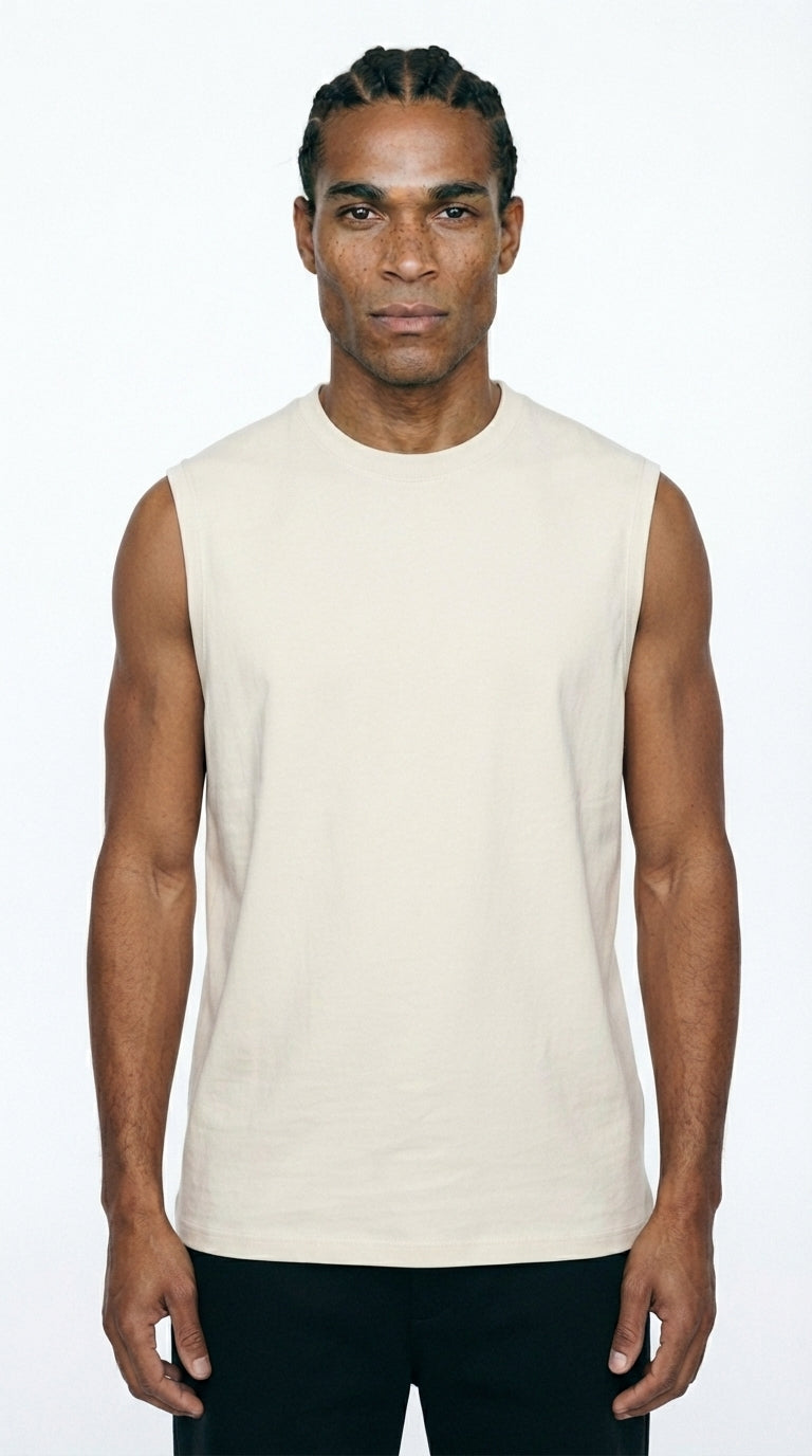 SLEEVELESS T-SHIRT